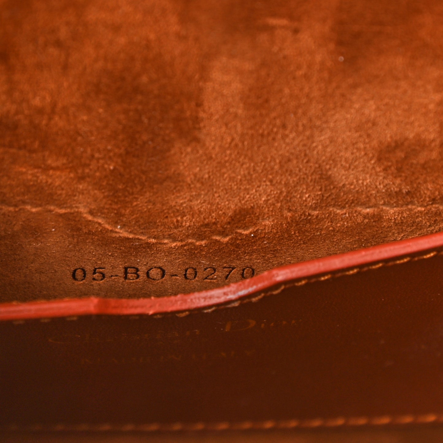 Box Calfskin Medium Bobby Flap Dark Tan