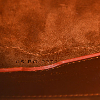 Christian Dior Box Calfskin Medium Bobby Flap Dark Tan 7 of 10
