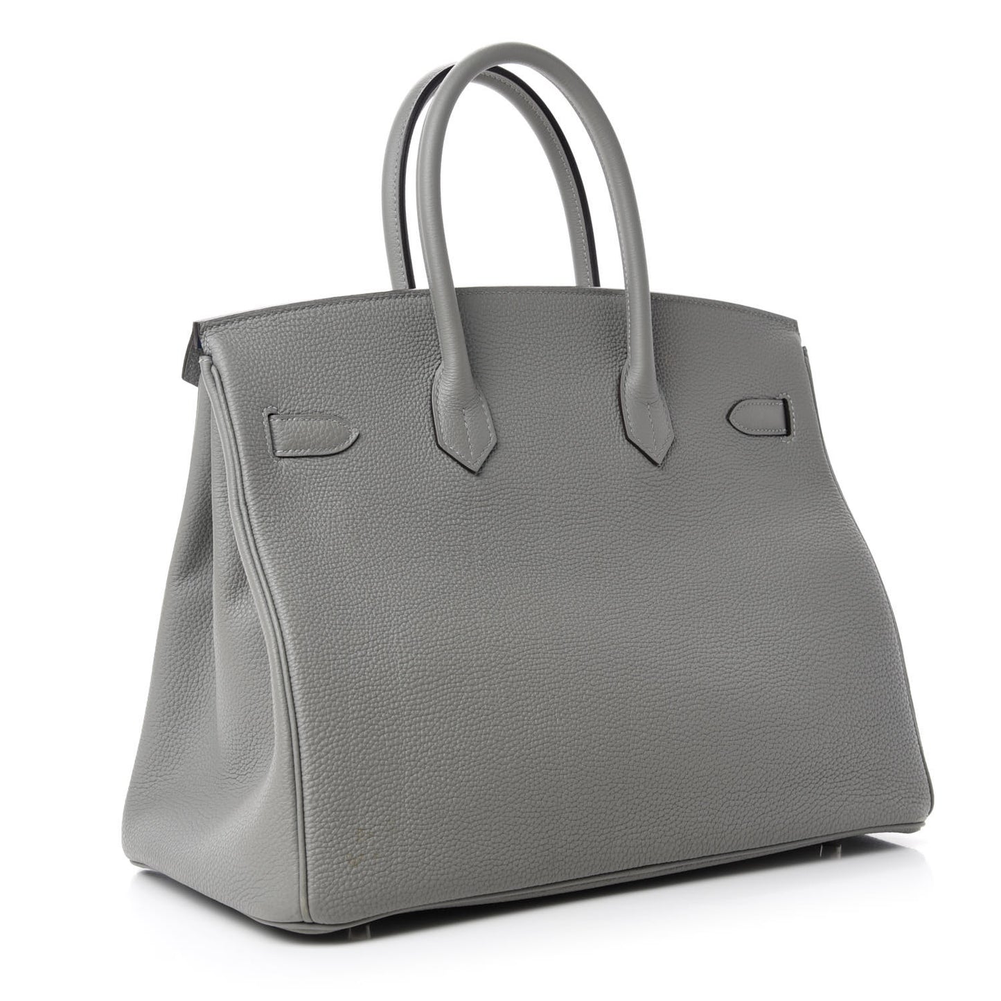 Togo Bi-Color Birkin 35 Gris Mouette Bleu Agate