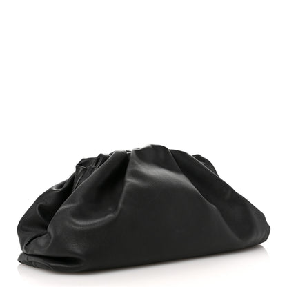 Bottega Veneta Smooth Butter Calf The Pouch Oversized Clutch Black 3 of 10