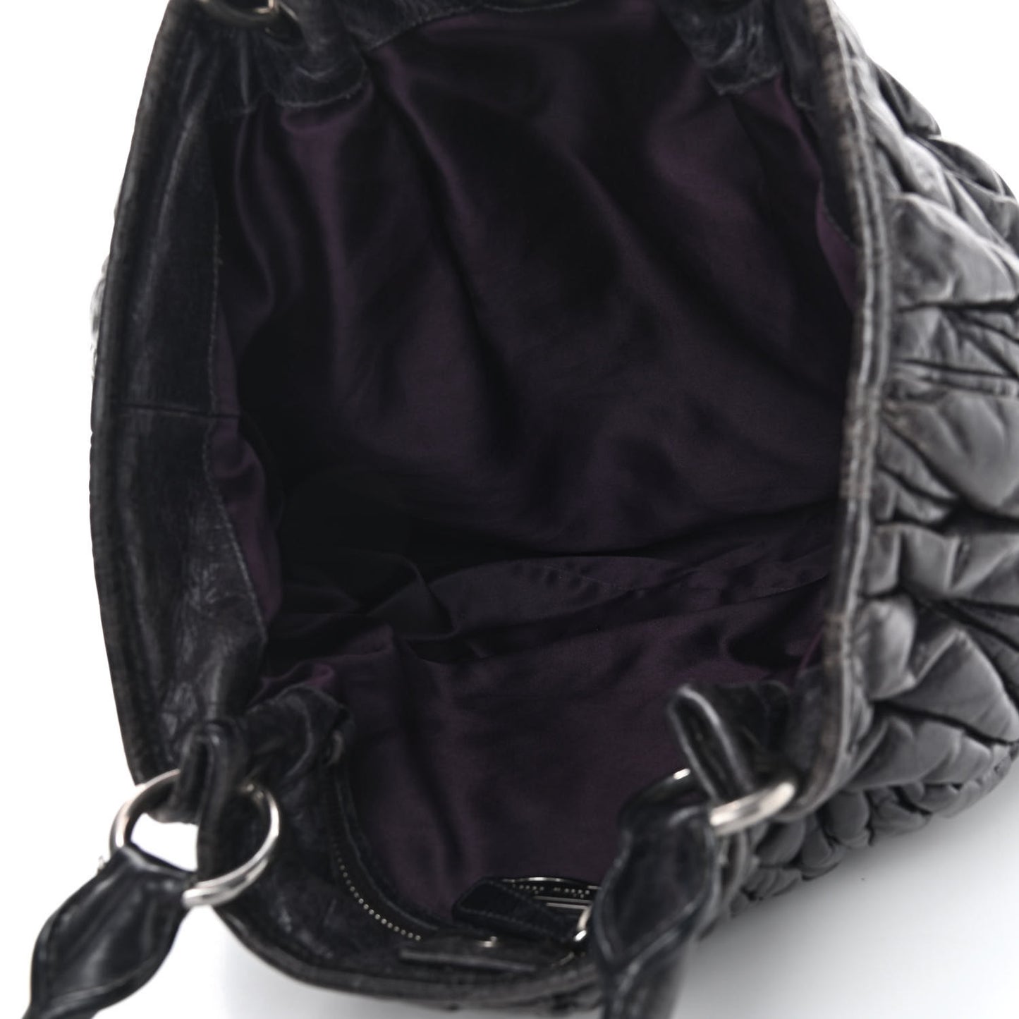 Nappa Matelasse Tote Black
