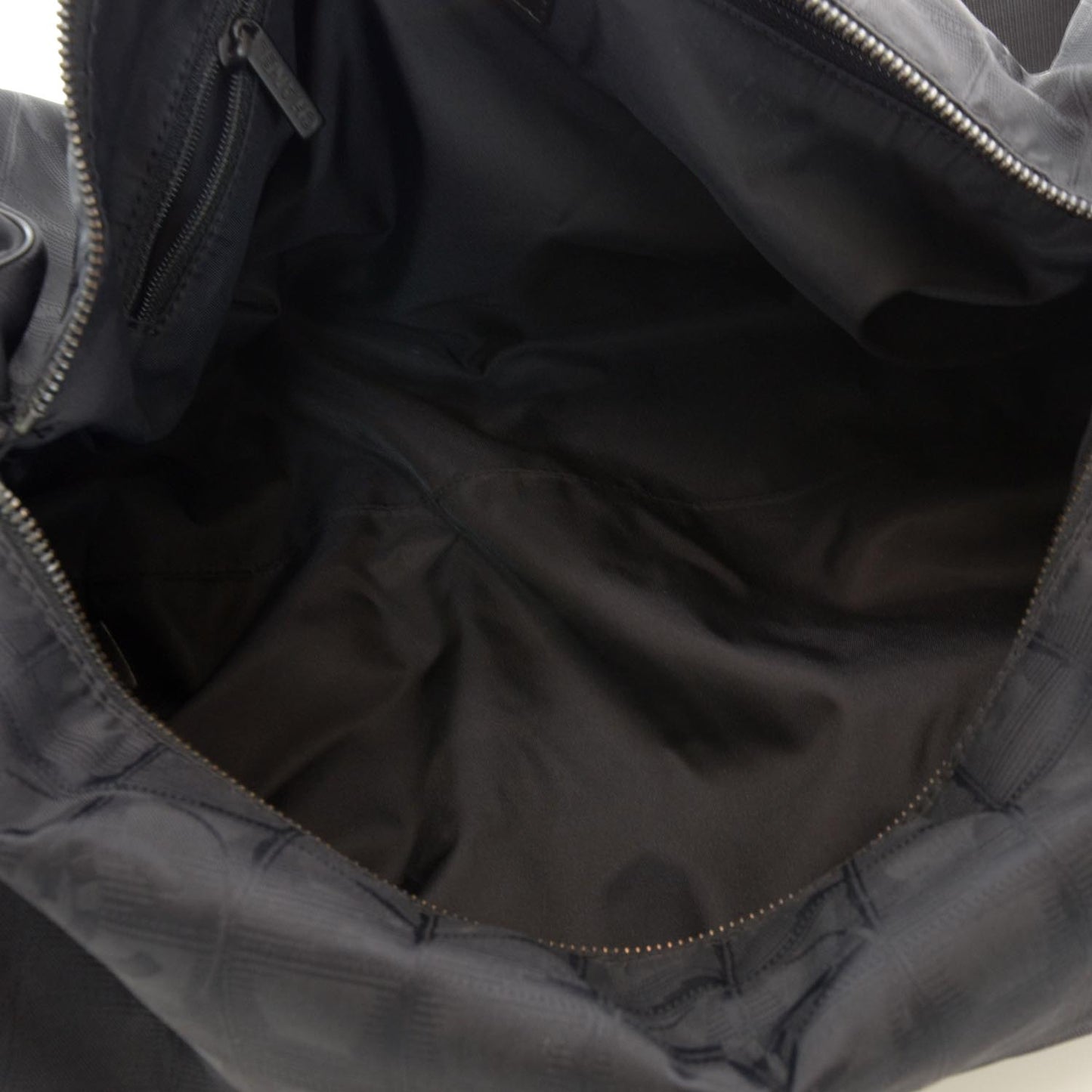 Nylon Travel Duffel Bag Black