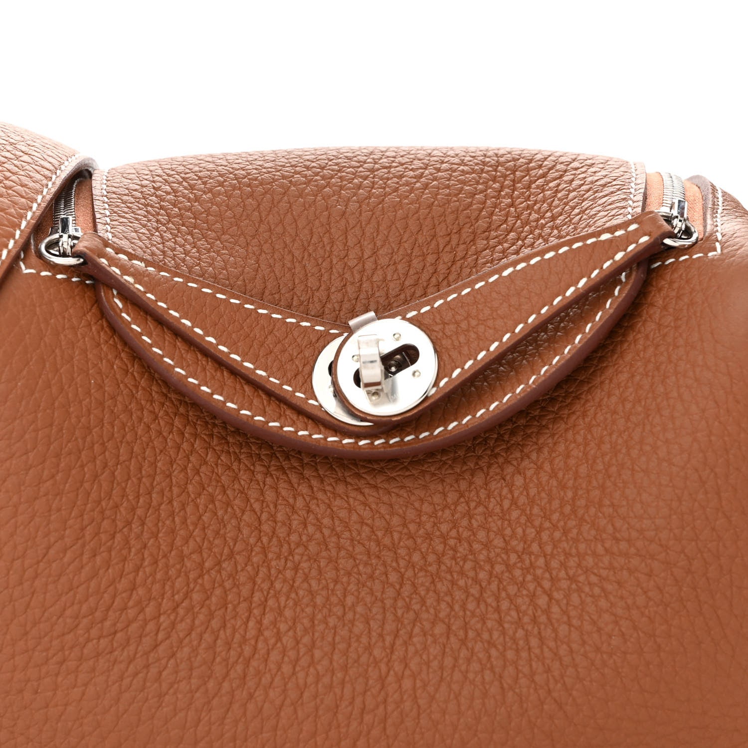 Hermes Taurillon Clemence Mini Lindy 20 Gold 8 of 12