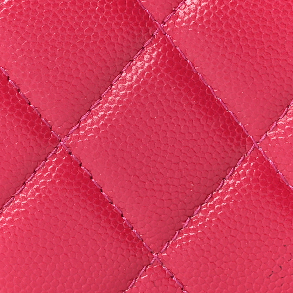 Chanel Caviar Quilted Twist Your Buttons Clutch With Chain Fuchsia 8 of 11