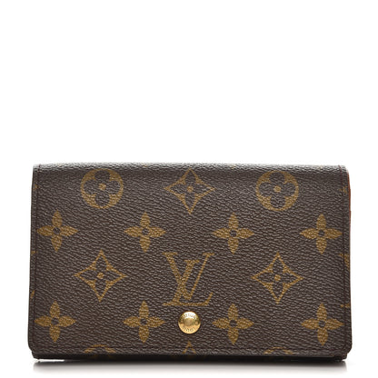 Louis Vuitton Monogram Porte-Monnaie Billets Tresor Wallet 1 of 10