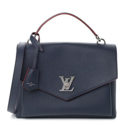 Louis Vuitton Soft Calfskin My Lockme Top Handle Marine Rouge 1 of 11