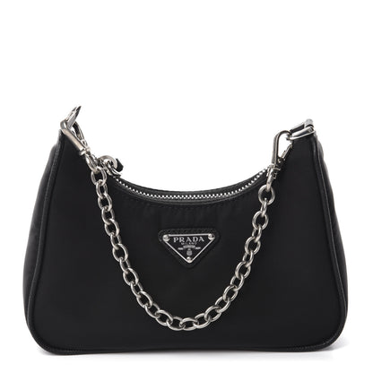 Prada Tessuto Nylon Mini Re-Edition 2000 Shoulder Bag Black 1 of 13