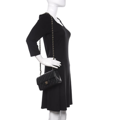 Chanel Lambskin Quilted Mini Rectangular Flap Black 2 of 10