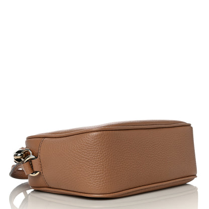 Gucci Pebbled Calfskin Small Soho Disco Bag Camelia 4 of 11