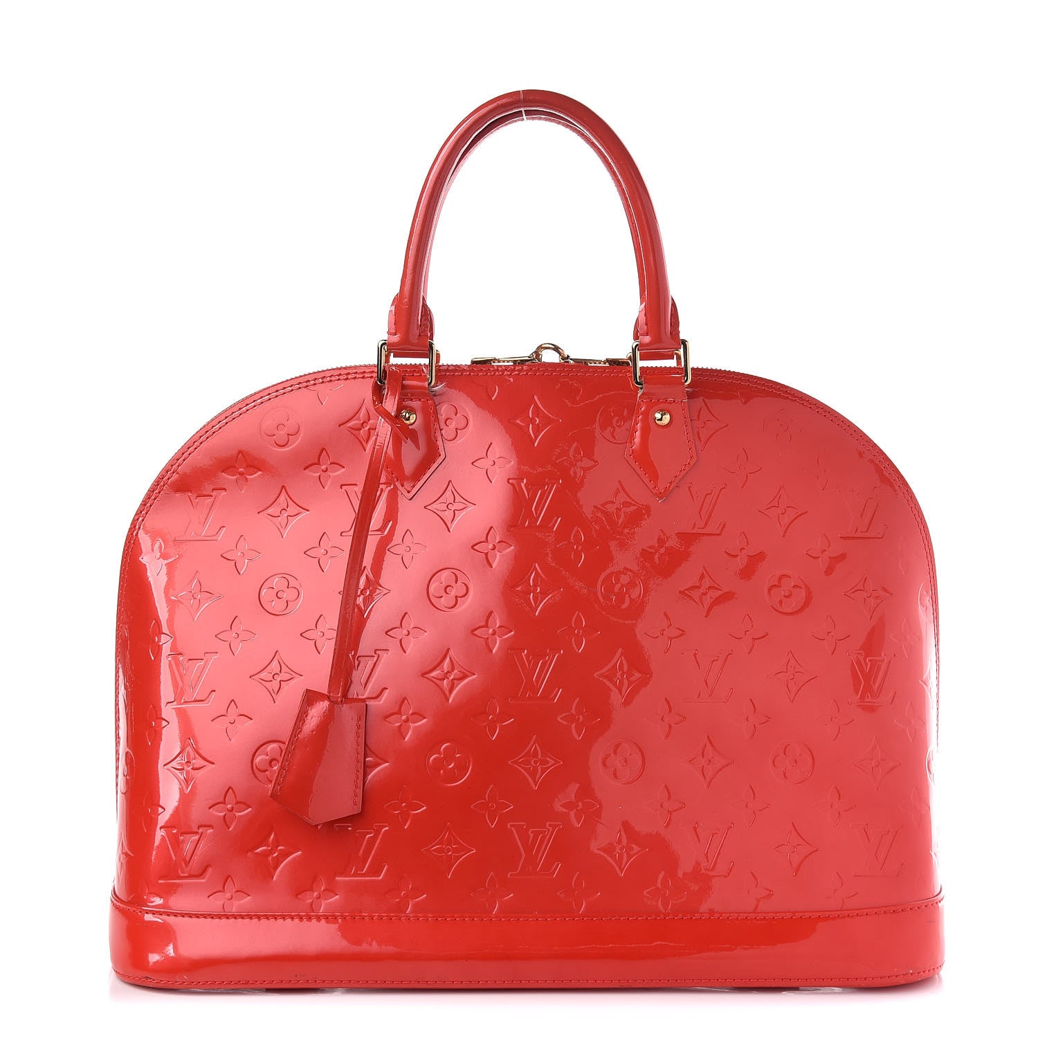 Louis Vuitton Vernis Alma GM Rouge Grenadine 1 of 17