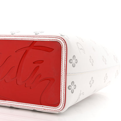 Christian Louboutin Calfskin Loubinthesky Mini East West Cabata Tote White 12 of 12