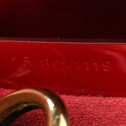 Christian Dior Patent Cannage Mini Lady Dior Red 7 of 14