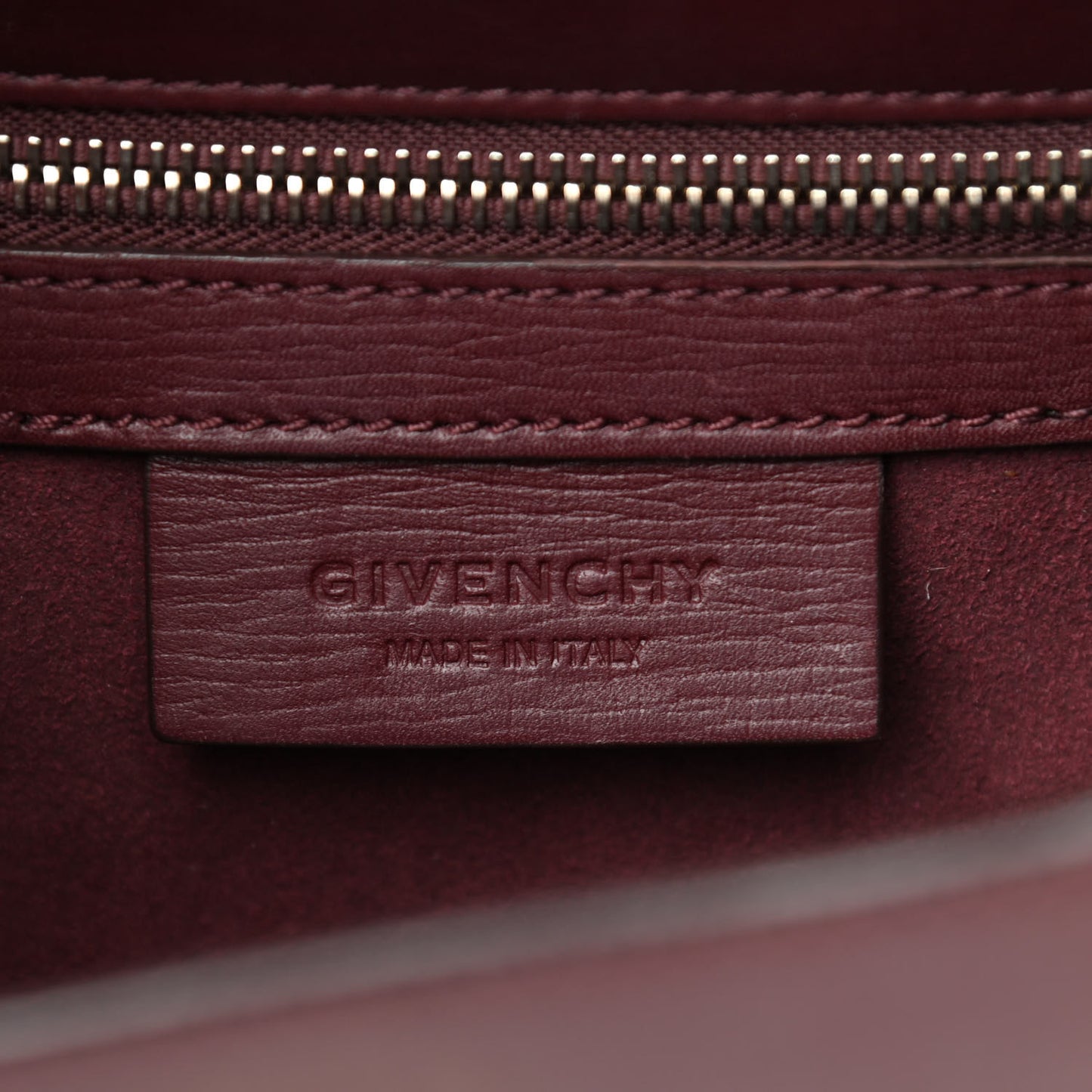 Textured Calfskin Mini Pandora Box Chain Crossbody Bag Oxblood