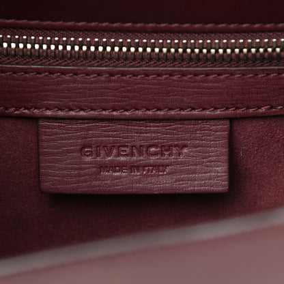Givenchy Textured Calfskin Mini Pandora Box Chain Crossbody Bag Oxblood 14 of 16