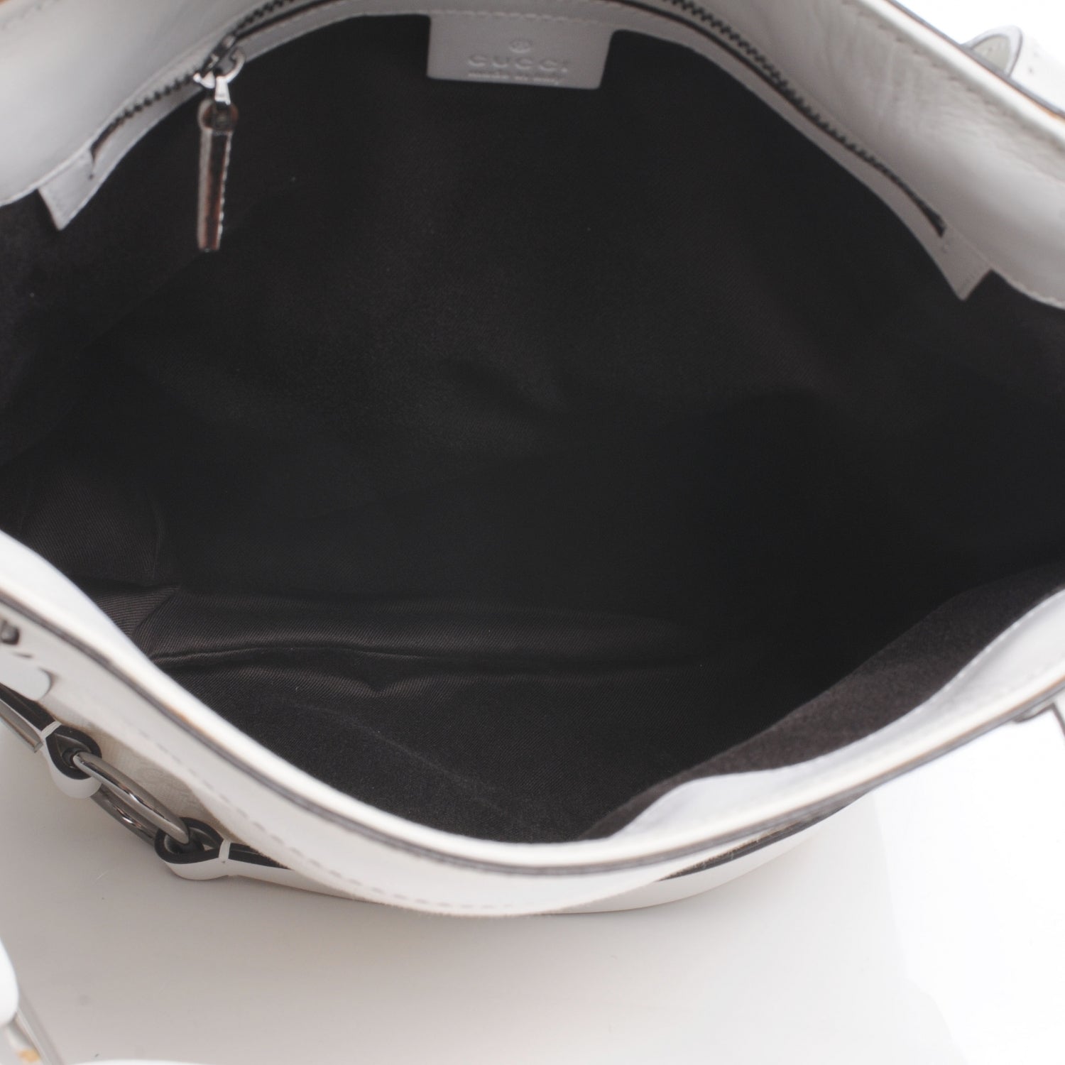 Gucci Monogram Calfskin Tote White 5 of 7