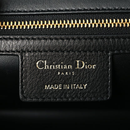 Christian Dior Grained Calfskin Cannage Large Caro Bag Black 6 of 9