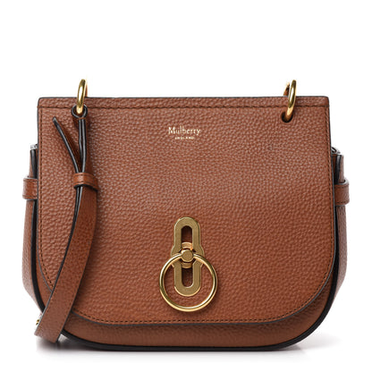 Mulberry Small Classic Grain Small Amberley Satchel Oak 1 of 9