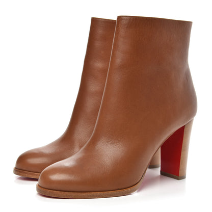 Christian Louboutin Calfskin Adox 85 Ankle Boots 40 Caramel 3 of 8