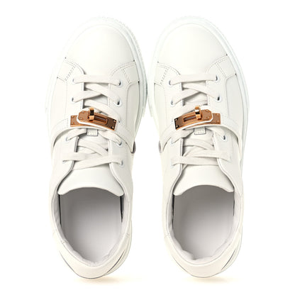 Hermes Calfskin Day Sneakers 37 White 2 of 13