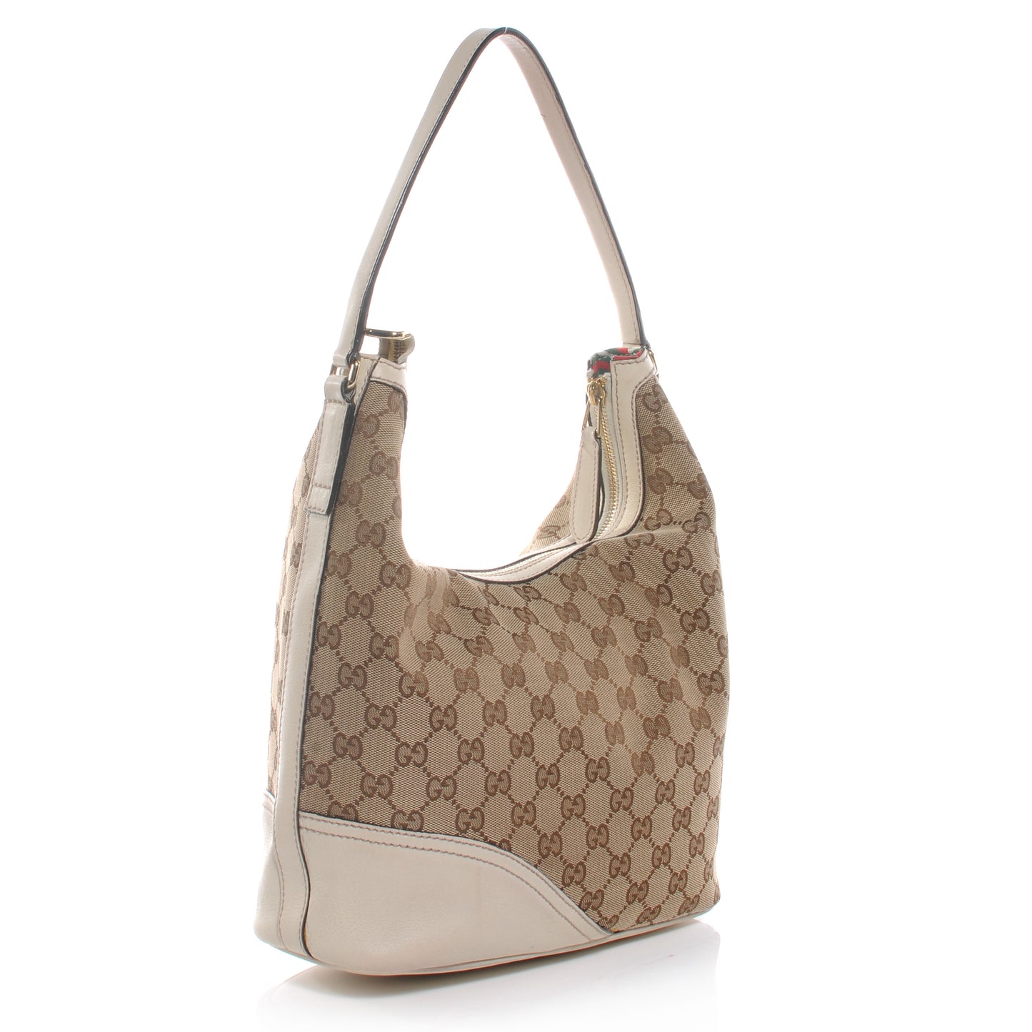 Monogram Britt Hobo Medium Ivory