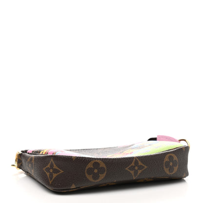 Louis Vuitton Monogram 2021 Christmas Animation Japanese Garden Mini Pochette Accessories Wisteria Pink 4 of 8