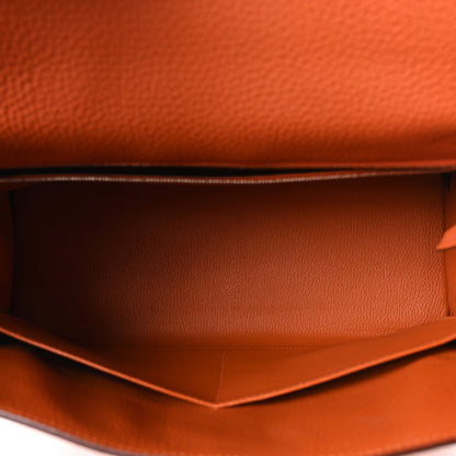 Hermes Togo Kelly Retourne 32 Orange 5 of 10
