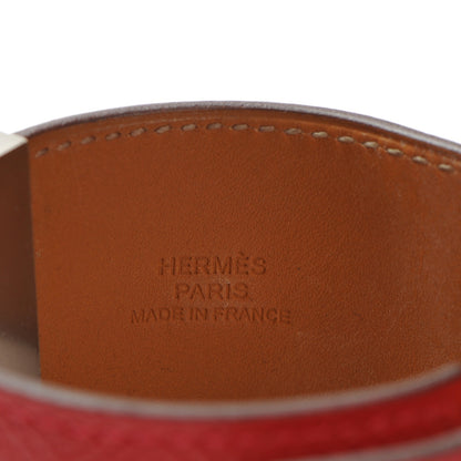 Hermes Epsom Collier De Chien CDC Bracelet S Rouge Casaque 5 of 7