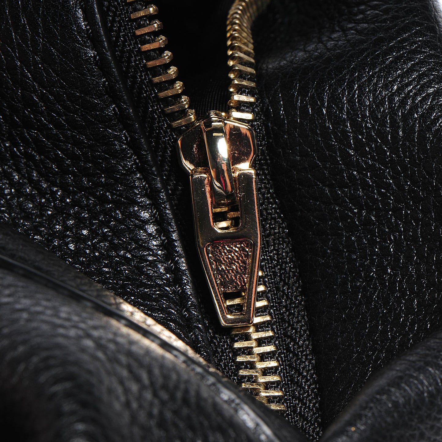 Lambskin Rocco Duffel Black w Pale Gold Hardware