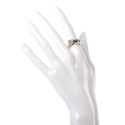 Cartier 18K Pink Yellow White Gold Classic Trinity Ring 53 6.25 2 of 5