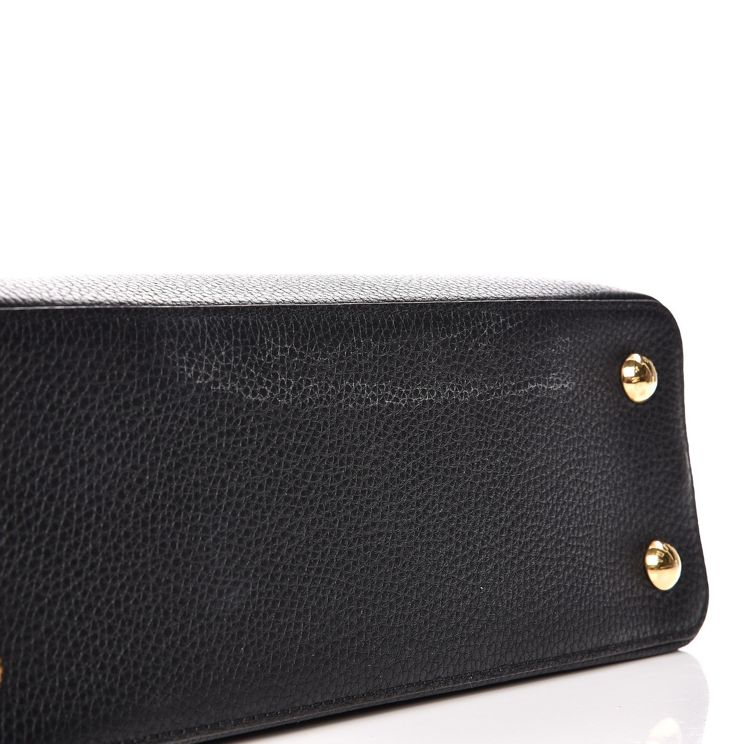 Louis Vuitton Taurillon Capucines PM Black 8 of 11