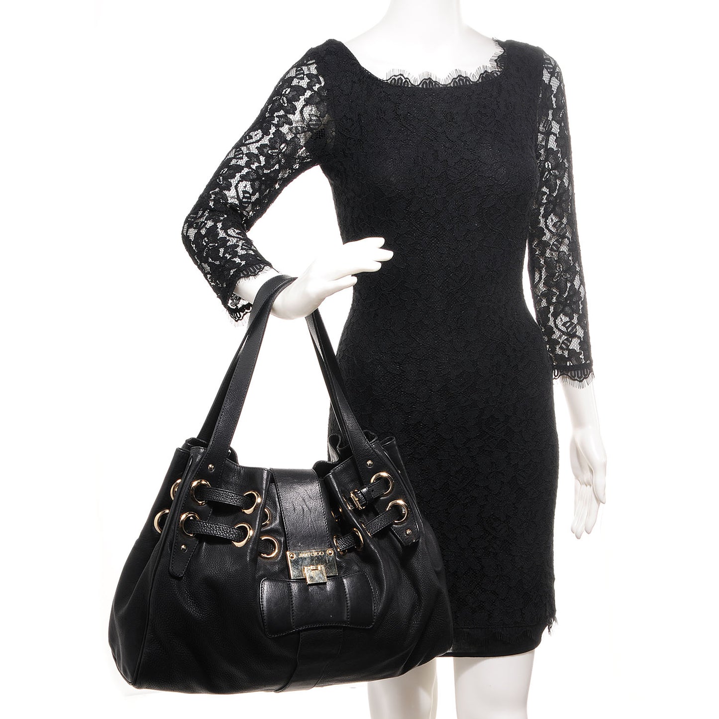 Leather Ramona Tote Black