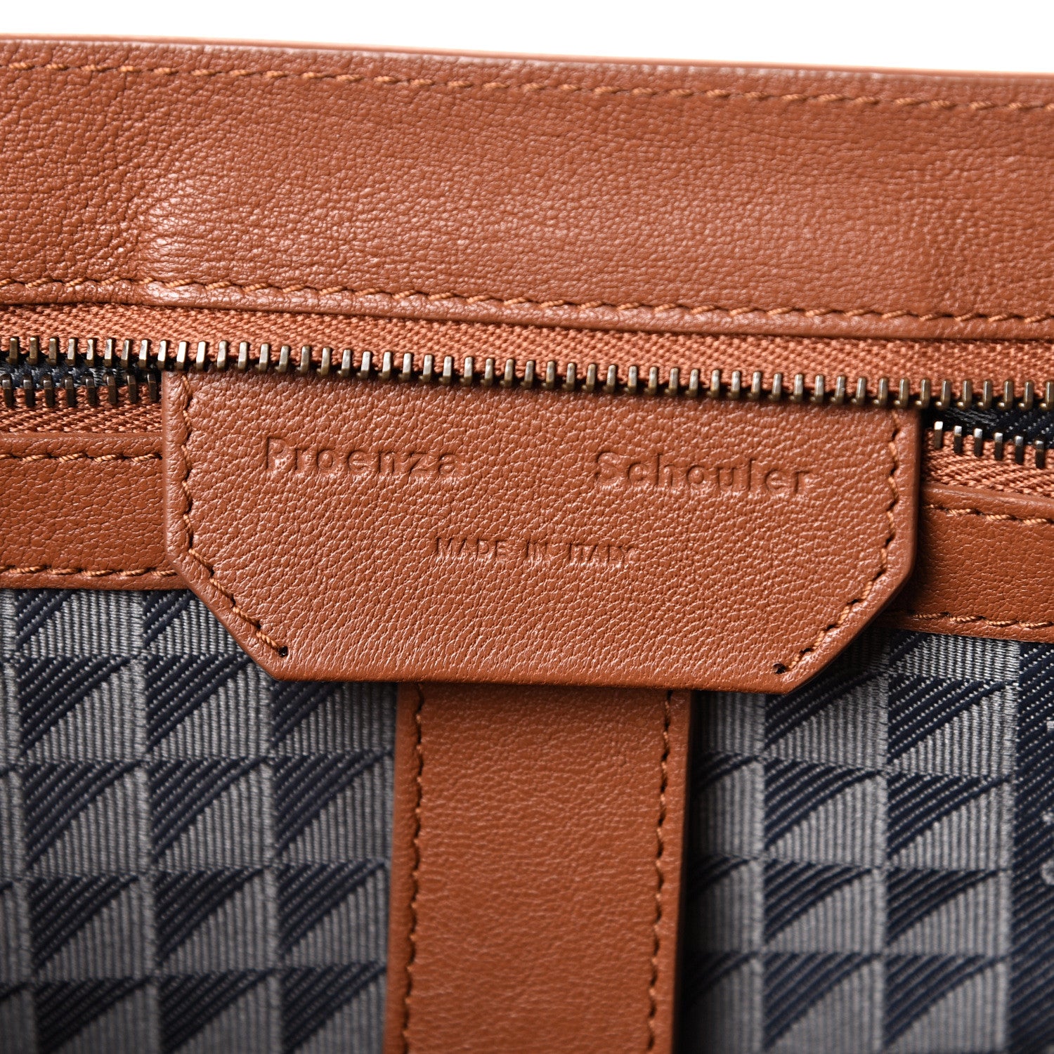 Proenza Schouler Lambskin Medium PS1 Satchel Saddle 5 of 9