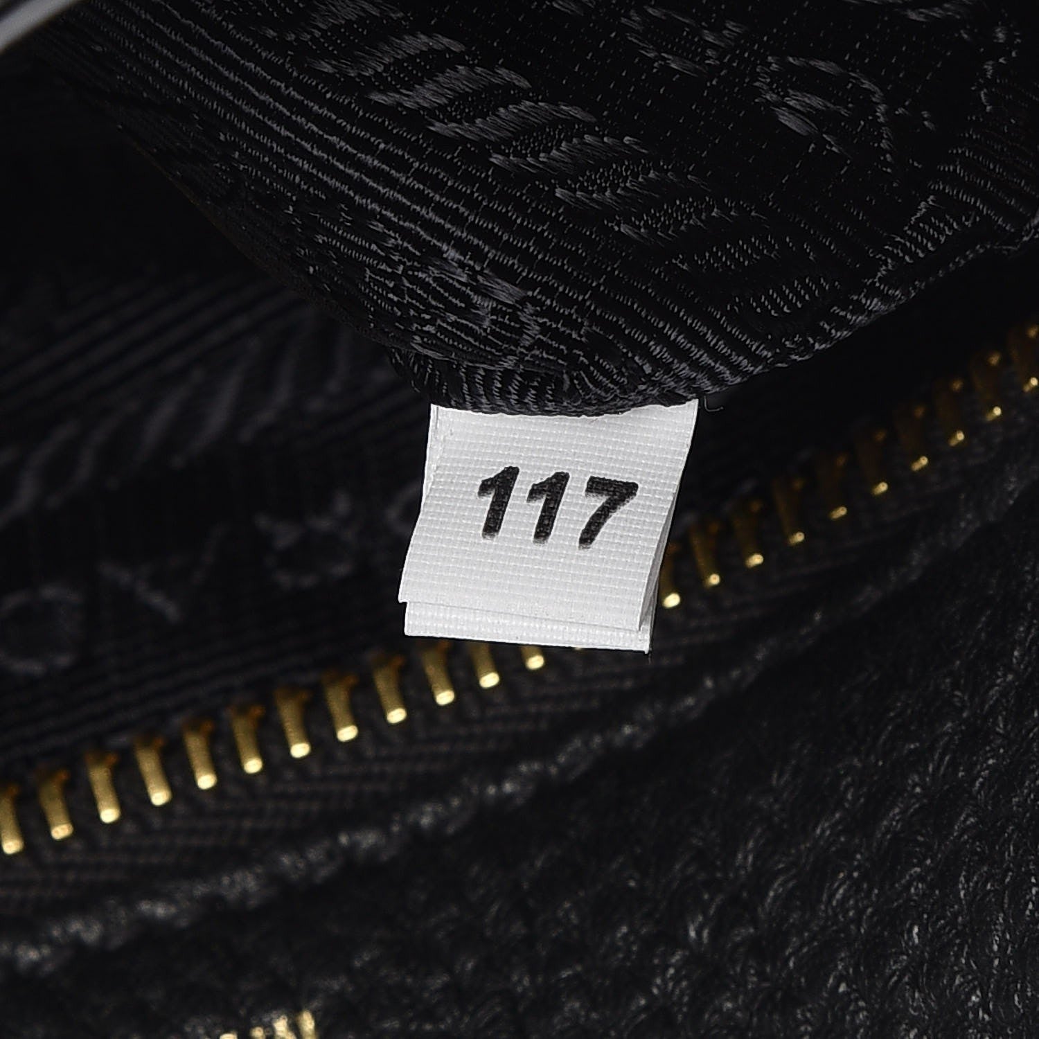 Prada Vitello Daino Shoulder Bag Black 8 of 8