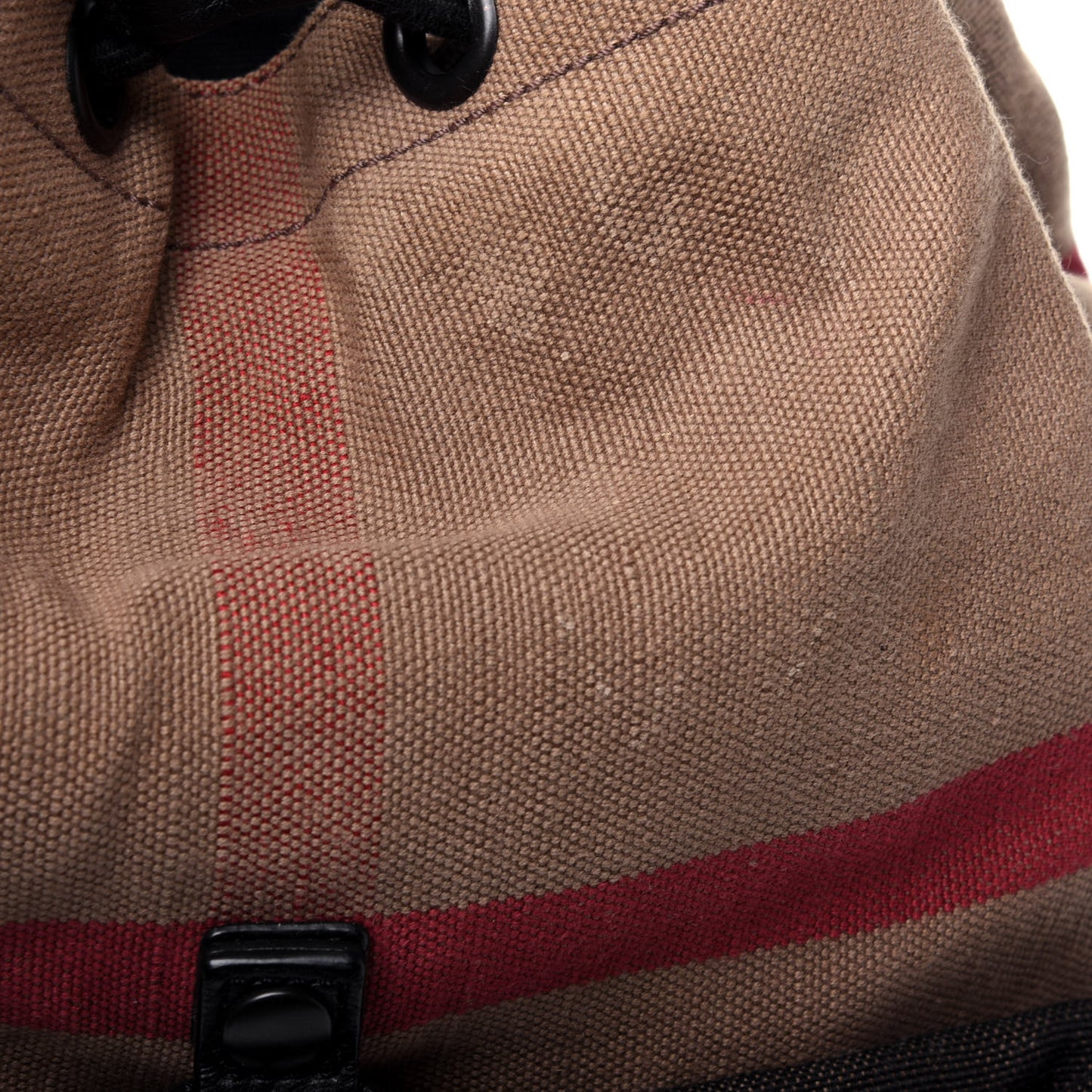 Canvas Mega Check Korbin Backpack Camel