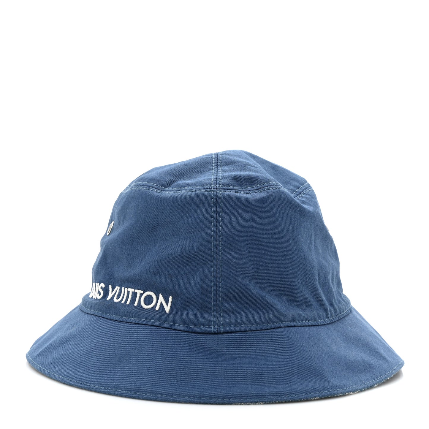 Monogram Denim Transformable Bob Bucket Hat Blue
