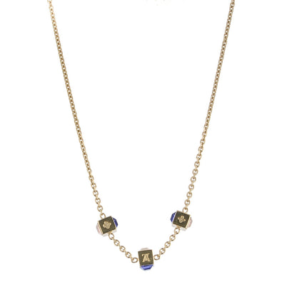 Louis Vuitton Swarovski Gamble Short Necklace Azur 1 of 4