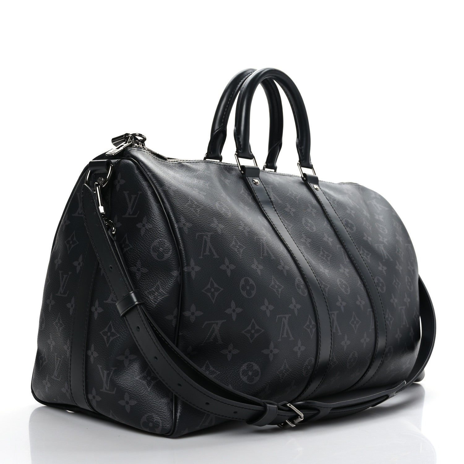 Louis Vuitton Monogram Eclipse Keepall Bandouliere 45 3 of 10