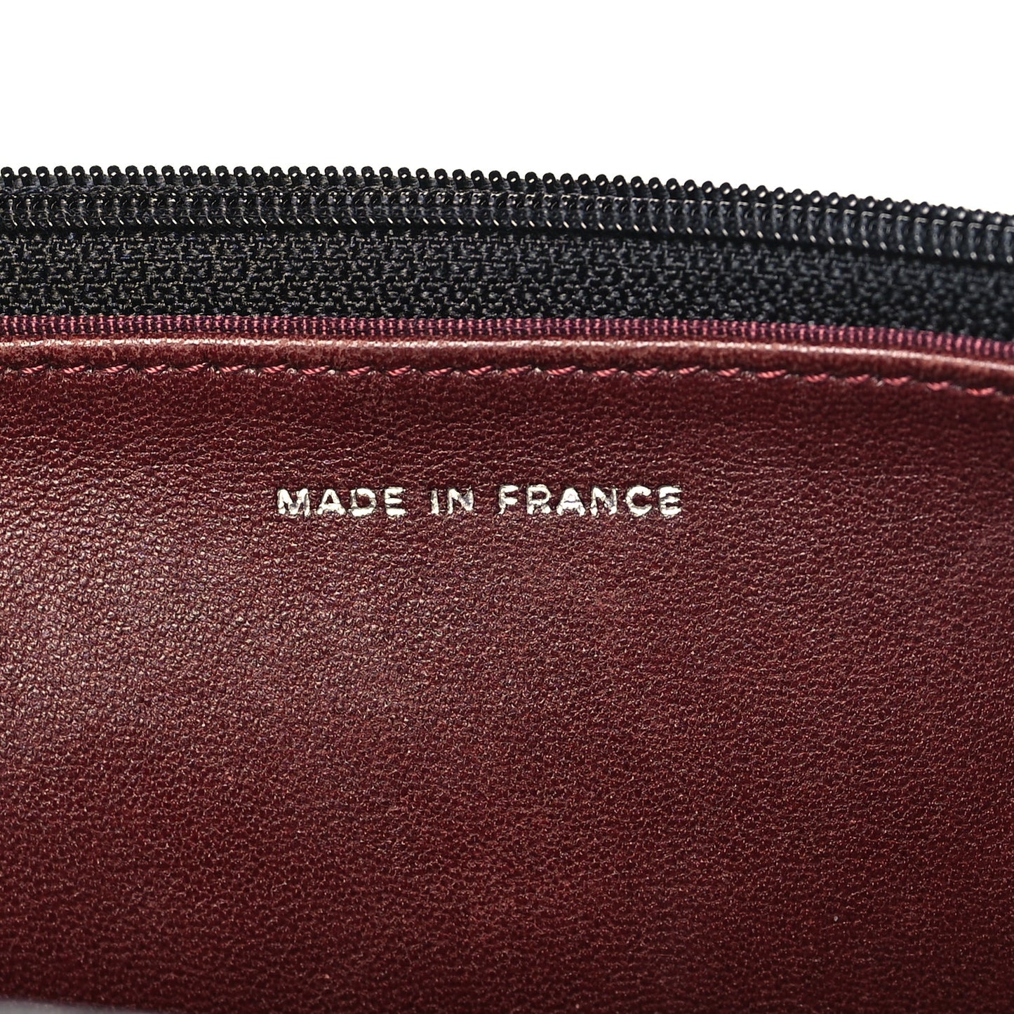 Lambskin Quilted Wallet On Chain WOC Black