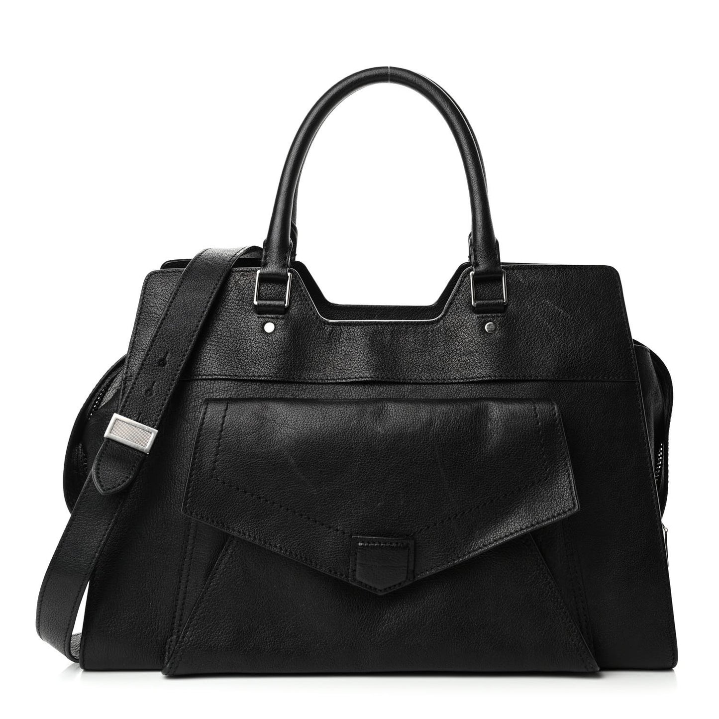 Vacchetta Calfskin Small PS13 Satchel Black