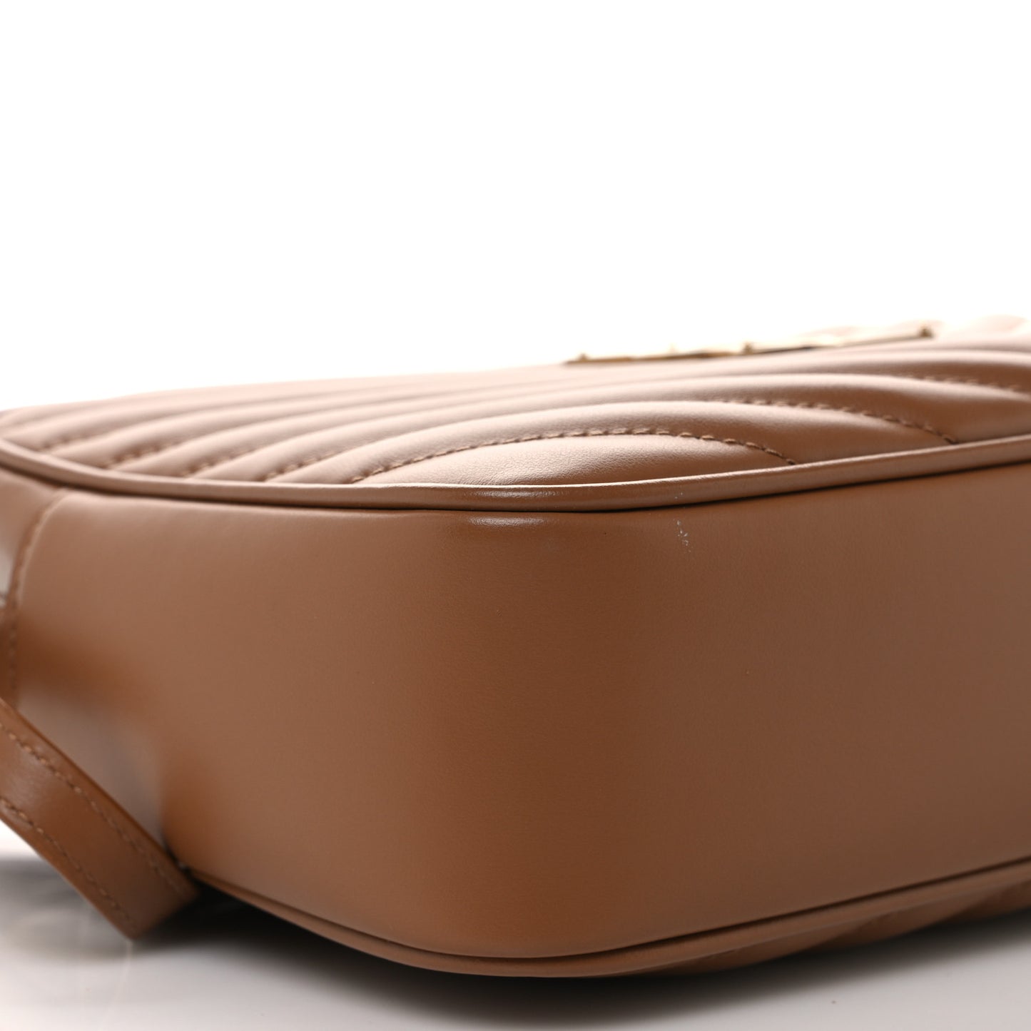 Calfskin Matelasse Monogram Lou Camera Bag Cinnamon