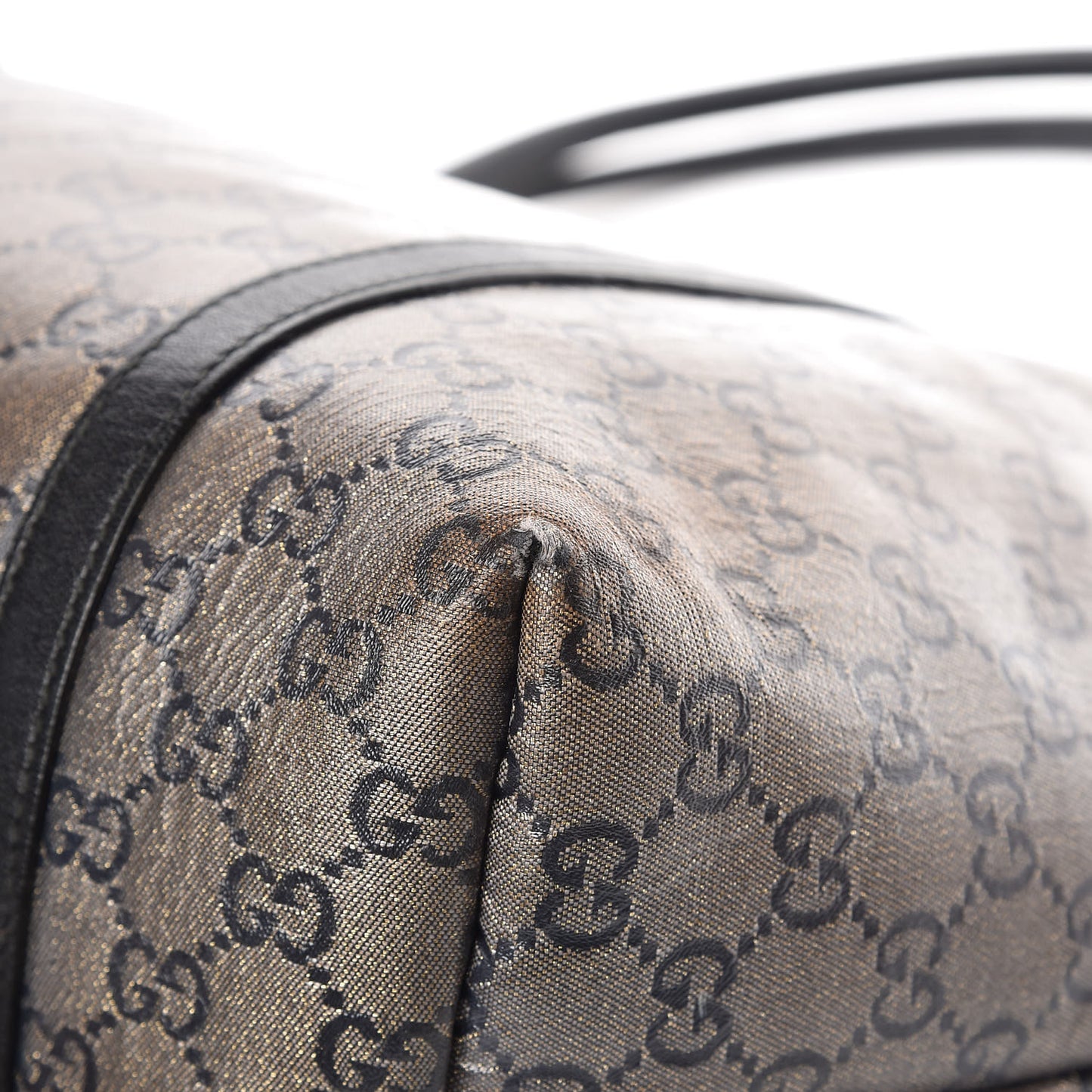 Lurex Monogram Medium Joy Tote Black