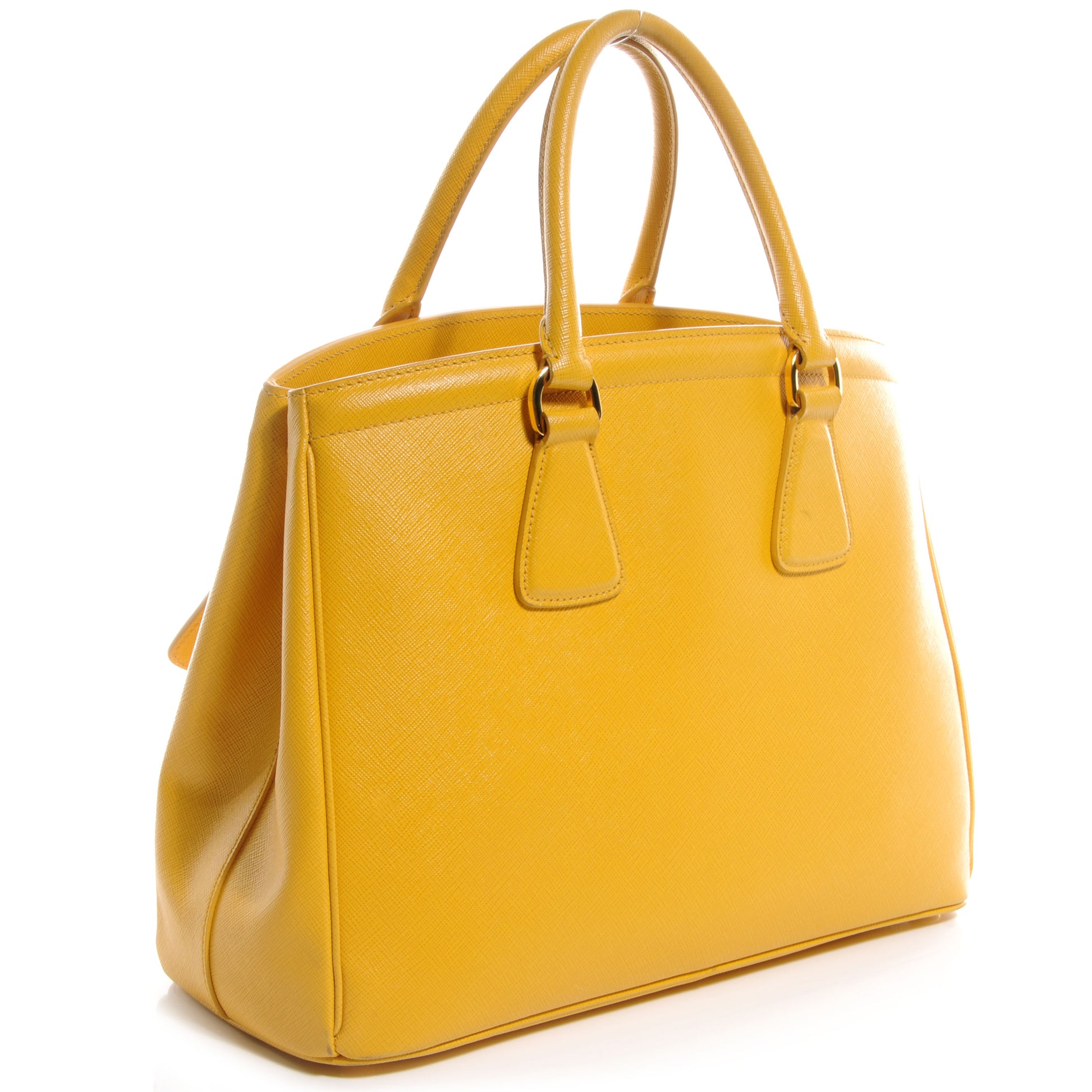 Prada Saffiano Lux Parabole Tote Mimosa 3 of 10