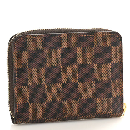 Louis Vuitton Damier Ebene Zippy Coin Purse 3 of 8