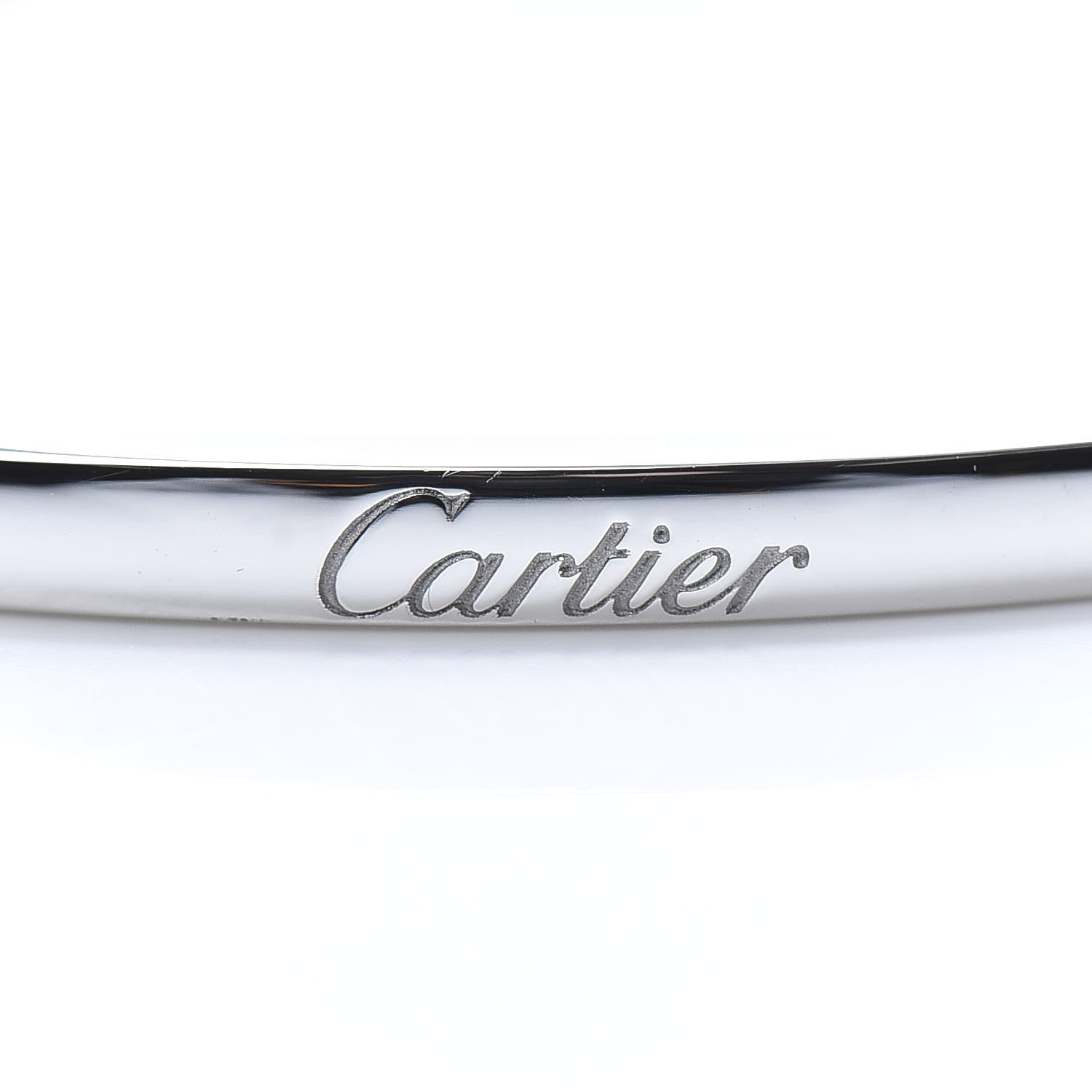 Cartier 18K White Gold Diamond Mon Amour Bracelet 15 5 of 5