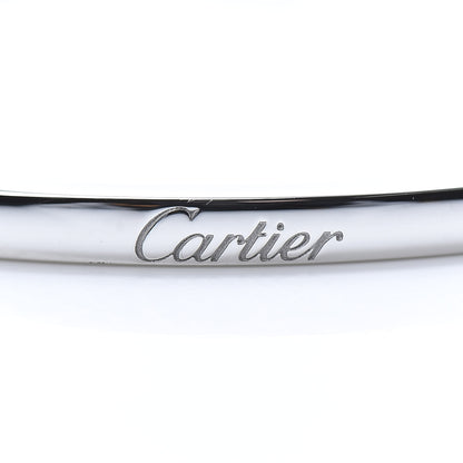 Cartier 18K White Gold Diamond Mon Amour Bracelet 15 5 of 5