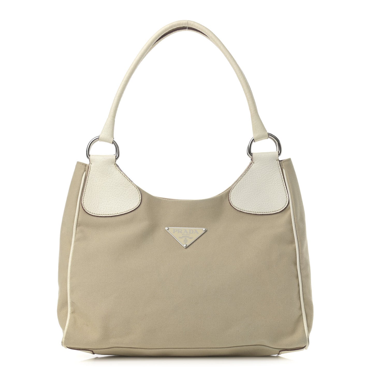 Canapa Moon Shoulder Bag Sabbia White