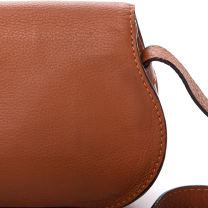Chloe Calfskin Mini Marcie Round Crossbody Bag Tan 10 of 11