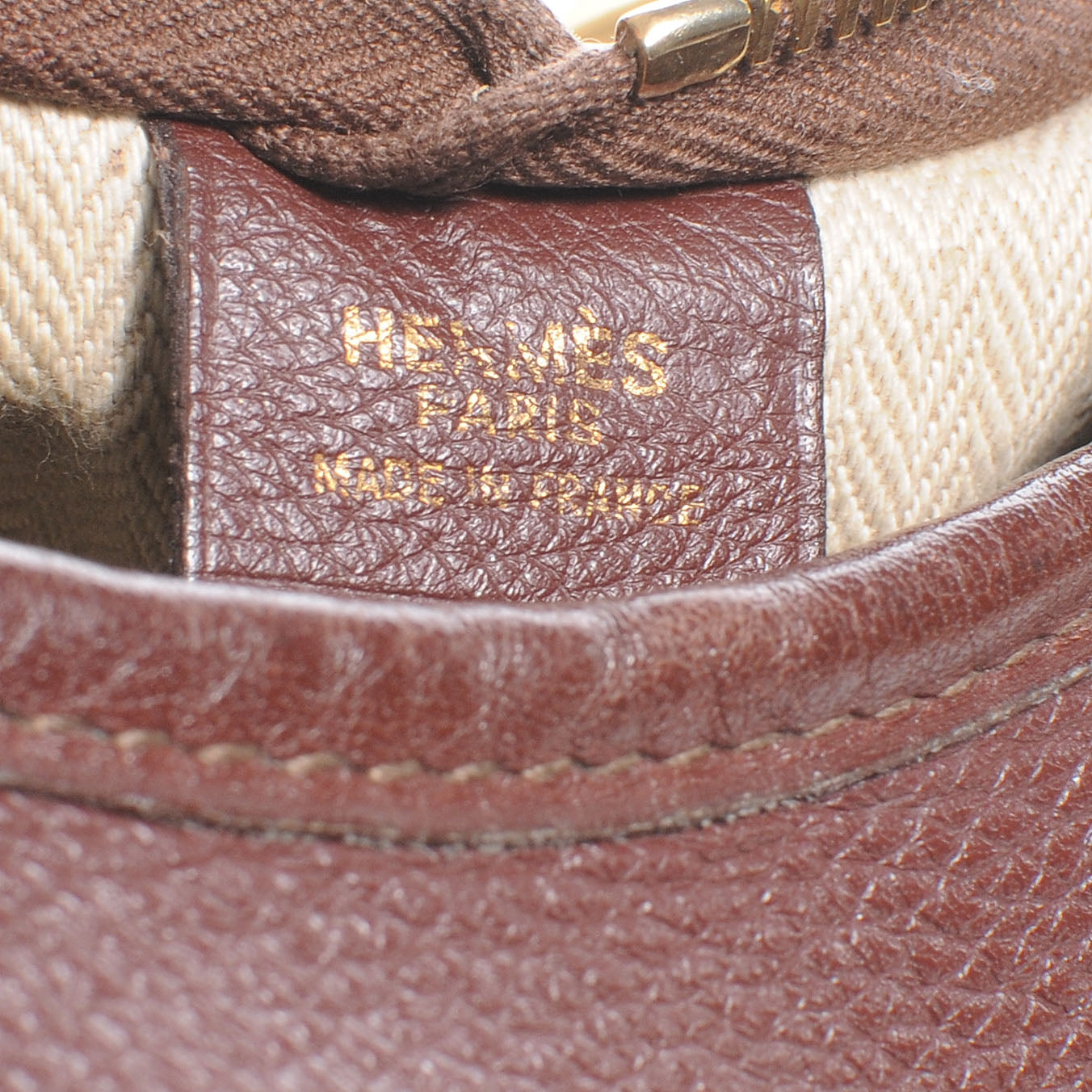 Hermes Clemence Massai PM Havane Brown 7 of 9