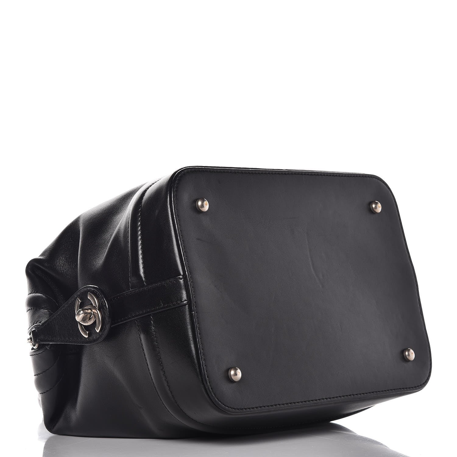 Chanel Calfskin CC Bowler Black 4 of 10