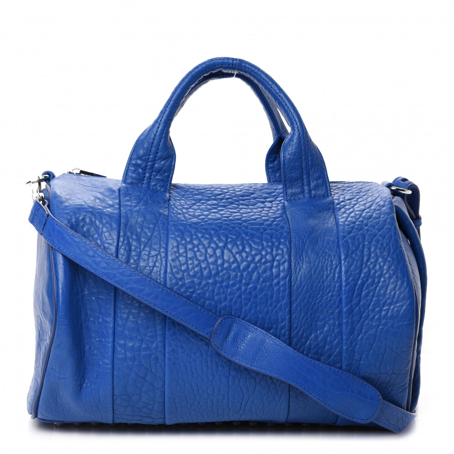 Pebbled Lambskin Rocco Royal Blue